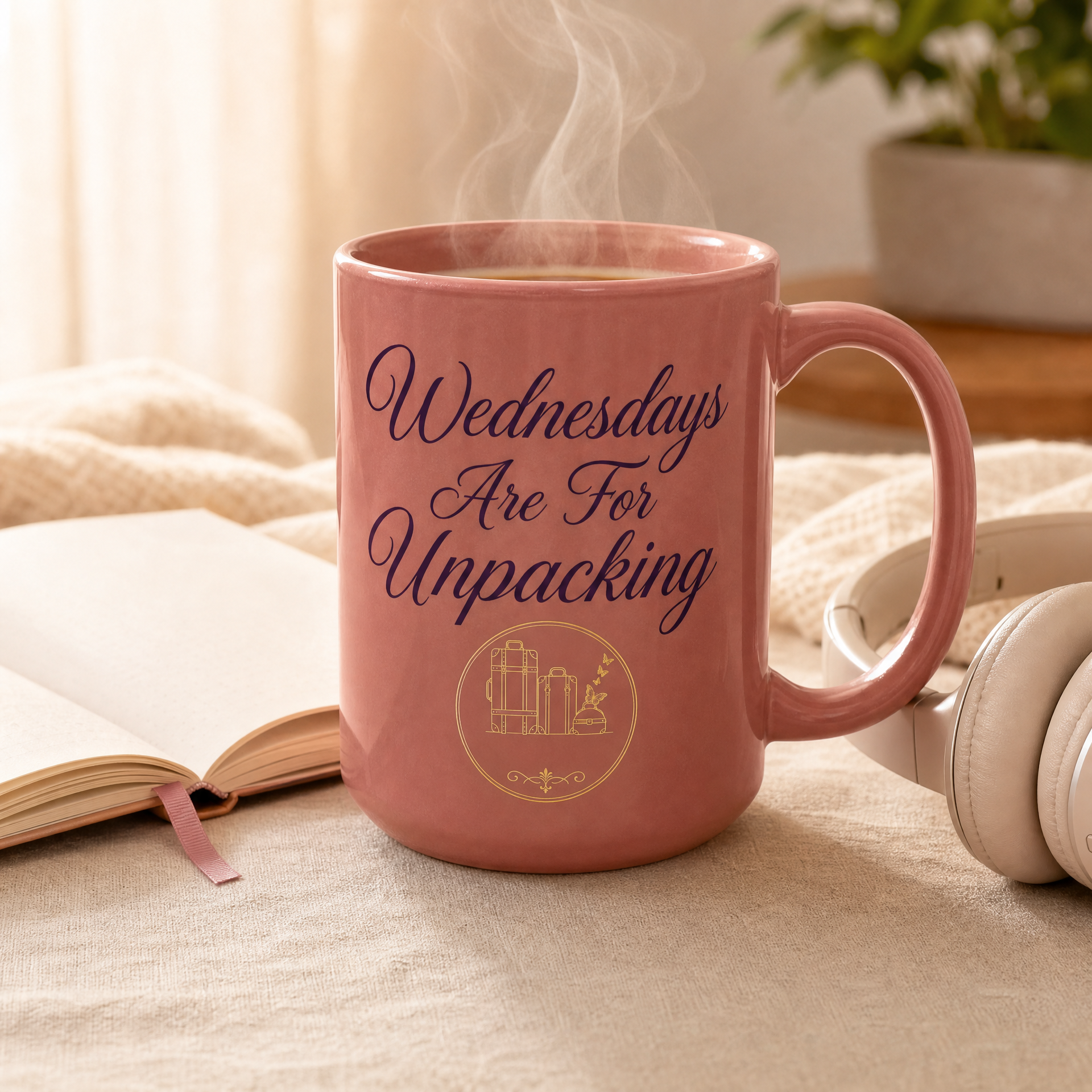 "Wednesdays Are For Unpacking" Mug