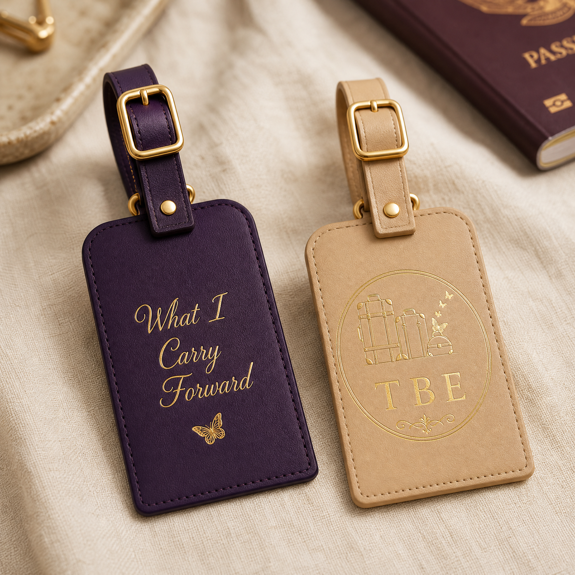 "What I Carry Forward" Luggage Tag