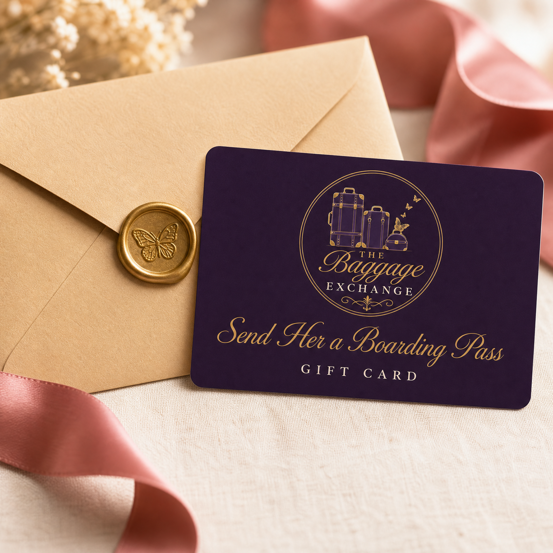 "Send Her a Boarding Pass" Gift Card